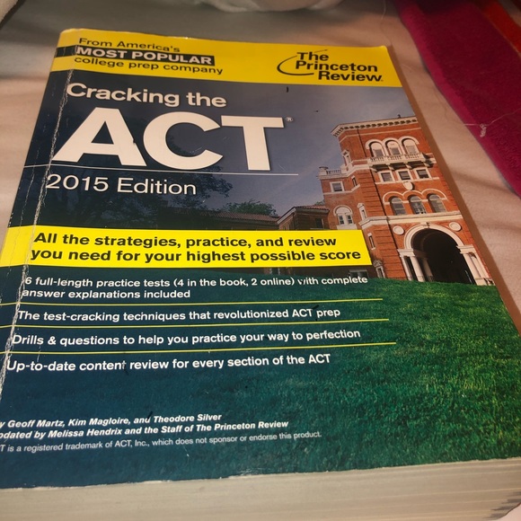 PRINCETON REVIEW ACT BOOK - Picture 2 of 4